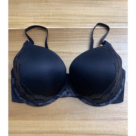 Maidenform Black Push Up Bra With Adjustable Straps Convert To Criss-Cross 40DD - Picture 12 of 12